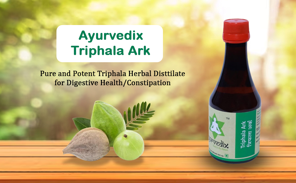 Triphala Ark 200 ml | Triphala Hydrosol (Amla, Haritaki, Bibhitaki) | Supports Digestion & Gut Health | Herbal Detox & Antioxidant Support | Ayurvedic Liquid | FSSAI Certified