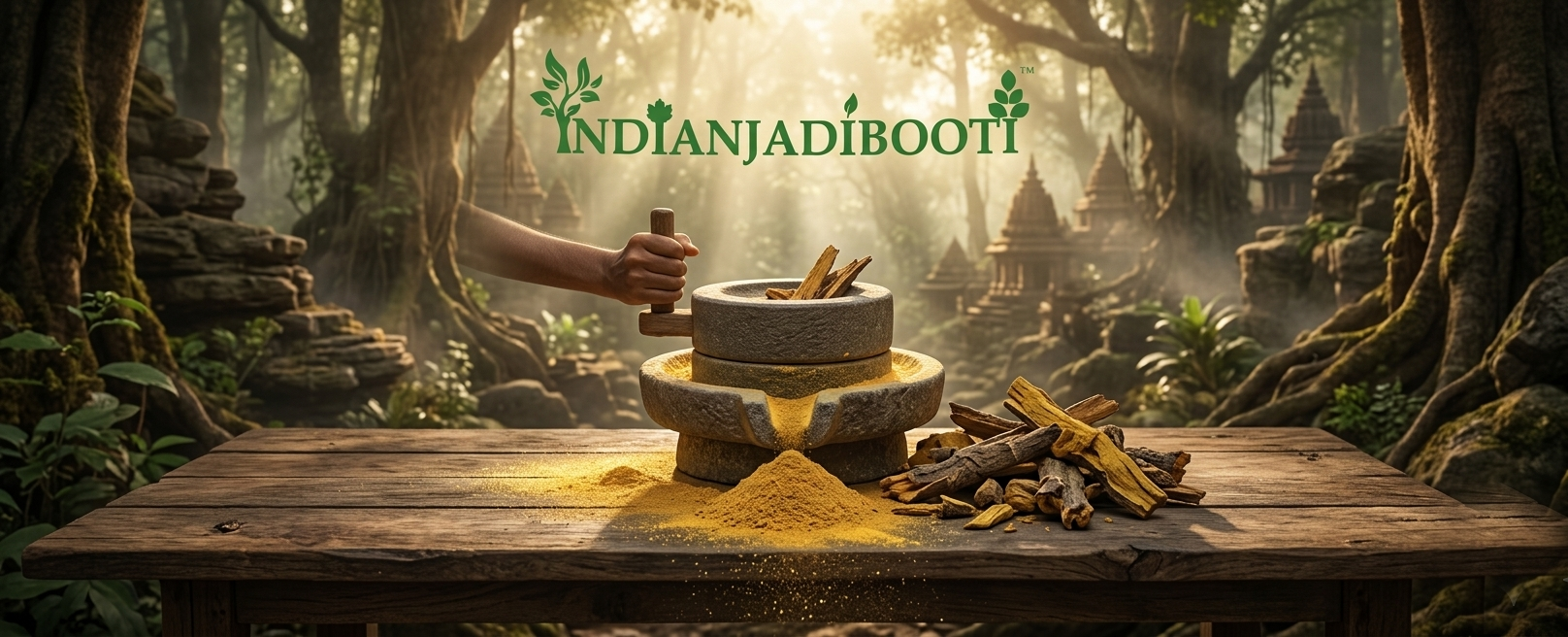 IndianJadiBooti Pure Daru Haldi Powder | Raw Berberis Aristata (Tree Turmeric) for Hepatic Support, Metabolic Wellness & Skin Clarity, 100 Grams Pack