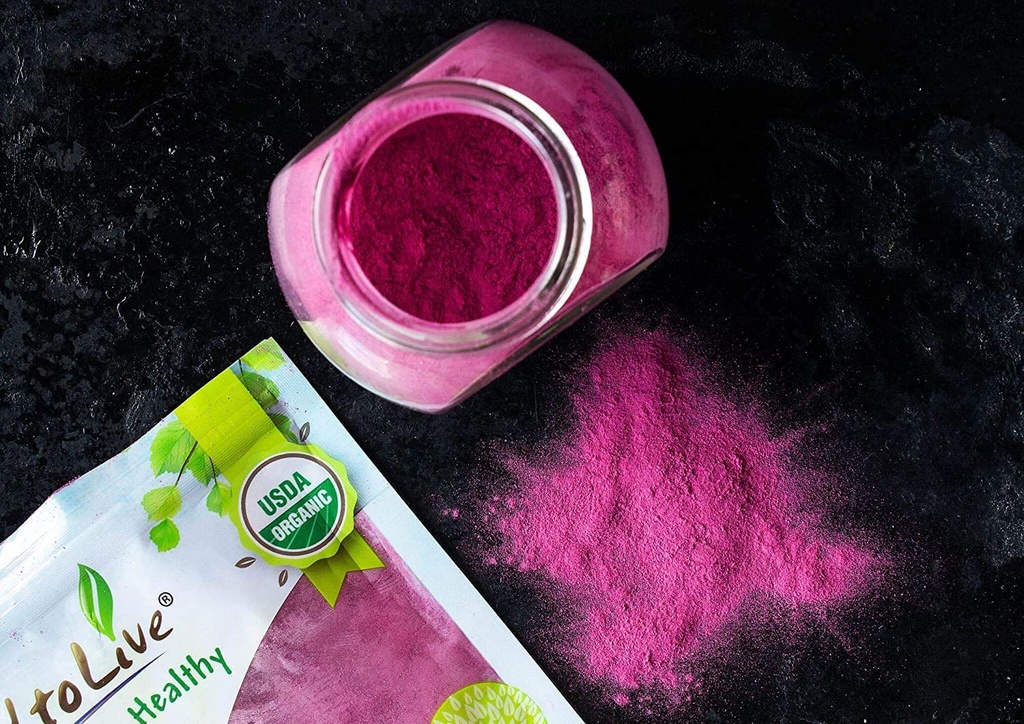 Food to Live Organic Black Currant Juice Powder, 8 Pounds — Non-GMO, Raw, Kosher, Vegan Superfood, Bulk, Rich in Antioxidants, Great for Juices, Drinks, and Smoothies, Contains Maltodextrin 6