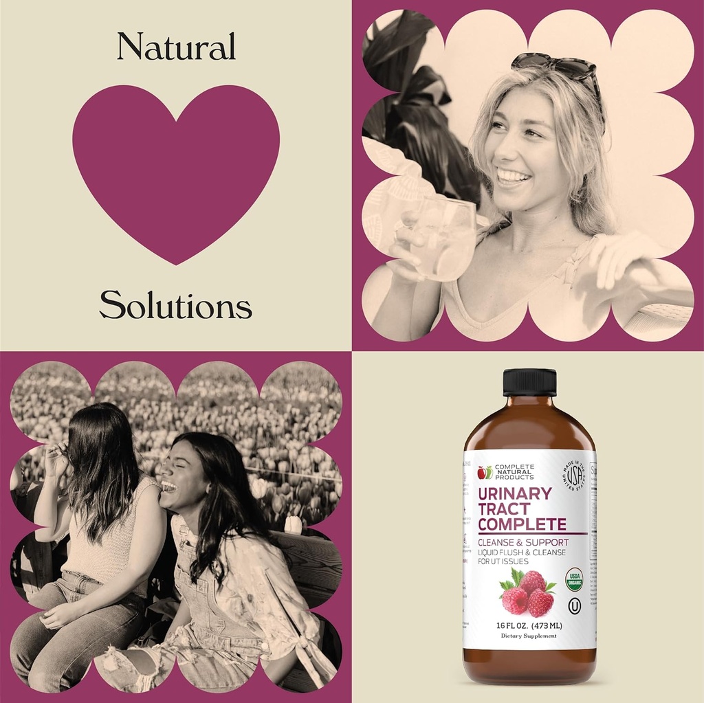 Complete Natural Urinary Tract Complete 12oz - Liquid Supplement for Urinary Tract Health with Organic Cranberry, D-Mannose, Beet Root, Fennel Seed, and Turmeric 5