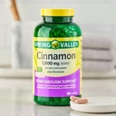 Generic Spring Valley Cinnamon Plus Chromium, 1,000 mg, 180 Count Capsules - Natural Dietary Supplement for General Wellness & + Sticker Dri Store 6
