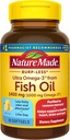 Fish Oil 1000 mg, 90 Softgels, Omega 3 Supplement for Heart Healths, 6