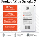sibu Sea Buckthorn Omega-7 Softgels (60-Day Refill Sachet) – Supplement for Healthy Skin, Hair, Nails and Dryness 6