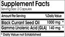 Black Currant Seed Oil 1000mg // 180 Capsules // Pure // by PureControl Supplements 3