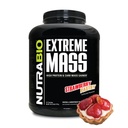 NutraBio Extreme Mass Gainer Valgupulber, 53G Valk, Puhas Kaalusaaja, Suurendage Lihasmassi, Täisspektriga Aminohape - Maasika kondiitritooted, 6 naela