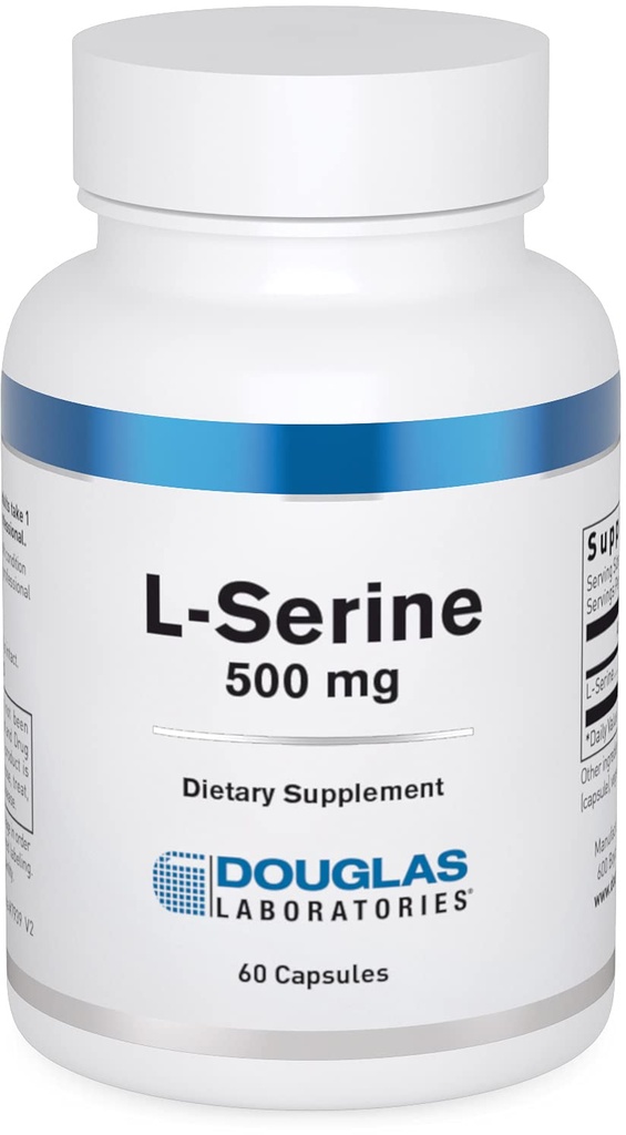 Douglas Laboratories L-Serine | Aminohappe lisand südame ja aju tervise ja lihaste ehitamiseks * | 60 kapslit