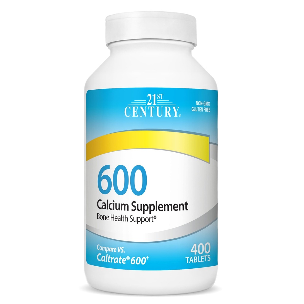 21. sajandi kaltsiumilisand, 600 mg, 400 loend