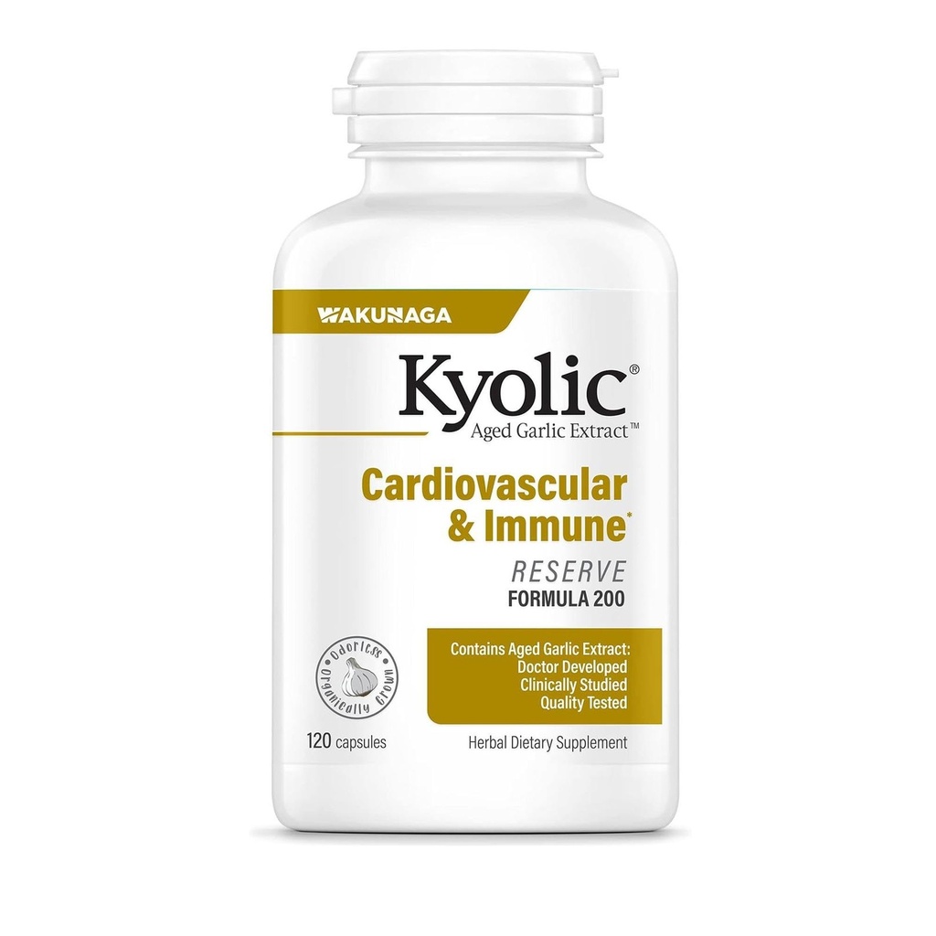 Kyolic Aged Küüslauguekstrakt valem 200, südame-veresoonkonna
