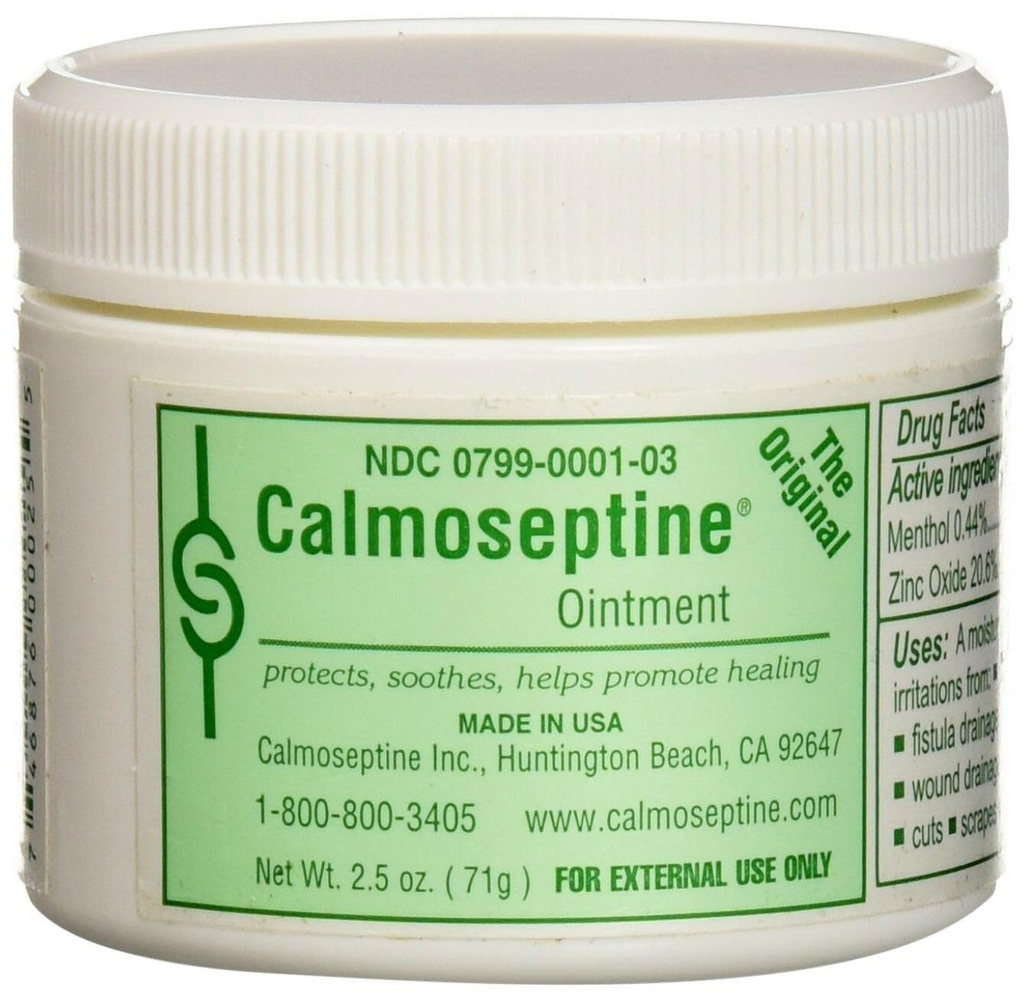 Calmoseptine salv - 2,5 Oz Jar iga (pakk 3)