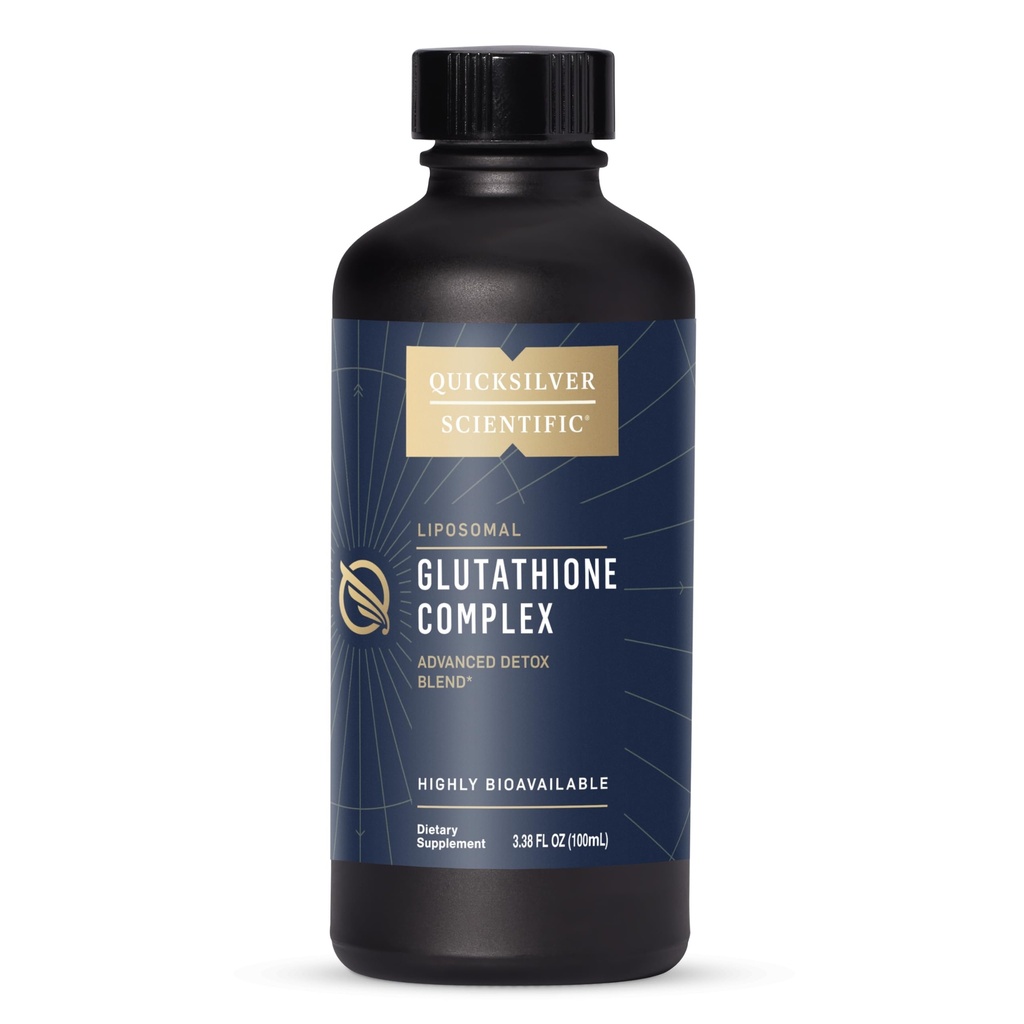 Quicksilver Scientific Glutatione Complex - Superior Absorbtion Antioksüdant Supplement vedel Glutatioon ja piimaohakas - B-vitamiini kompleks - täiendus igapäevaseks kasutamiseks (3,38 fl oz)