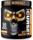 JNX Sports needus! Pre Workout pulber meestele ja naistele, kofeiin, beeta-alaniin, kreatin, L-tsitrulliin, 50 serveerimist, Orange Mango maitse - Suurendage energiat, jõudu ja keskendumist