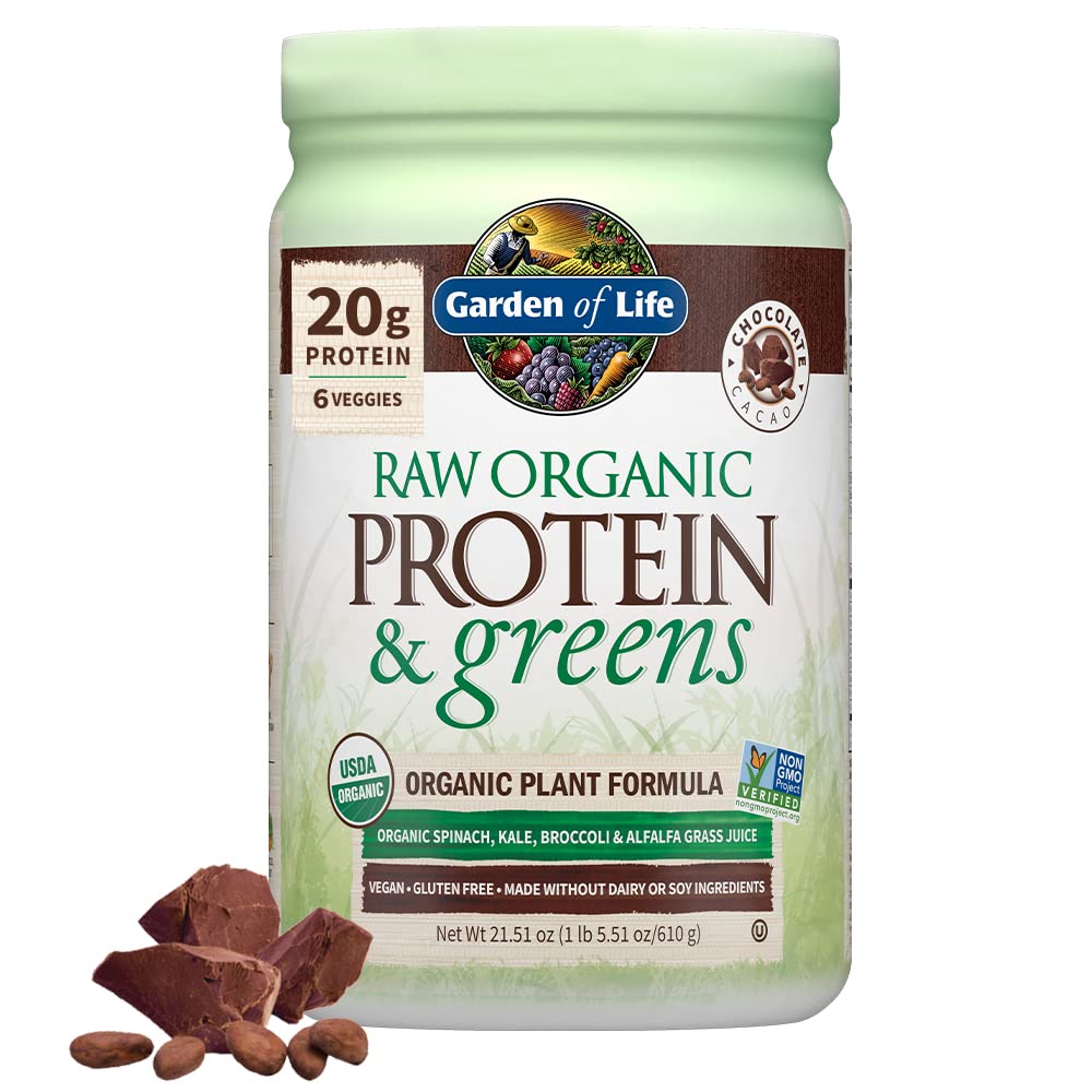 GARDEN OF LIFE Organic Chocolate Protein & Greens, 21,51 OZ