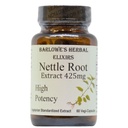 Barlowe's Herbal Elixirs Nettle Juur Extract | Urtica Dioica 95% 3,4-divanilüültetrahüdrofuraaniga | 425 mg kapsli kohta | 60 Vegankapslit | Stearaadivaba | Klaaspudelid