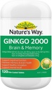 Nature's Way Ginkgo Biloba 2000MG 100+20 tabletti