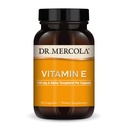 Dr Mercola E-vitamiin, 90 serveerimist (90 kapslit), 134 mg kapsli kohta, toidulisand, toetab tervislikku nahka, mitte-GMO