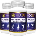 Genex valemid 99% mikroniseeritud trans- resveratrool koos bioperiiniga imendumiseks 1000 mg | puhas orgaaniline farmatseutiline graad Trans- resveratrool kapslid tervislikuks vananemiseks, 120 kapslit (3)