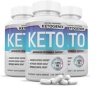 (3 Pack) Ketogenix Keto pillid 1275MG Uus ja täiustatud valem Sisaldab Õunasiidrit Äädikat Ekstra Neitsioliiviõli Pulber Roheline teeleht 180 kapslit