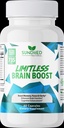 Limitless Brain Boost (60 caps) - Mälu, fookus, vaimne selgus - Nootropics Scientific Formula for Enhance Performance, Super Ginkgo Biloba, St John Wort Extract, DMAE