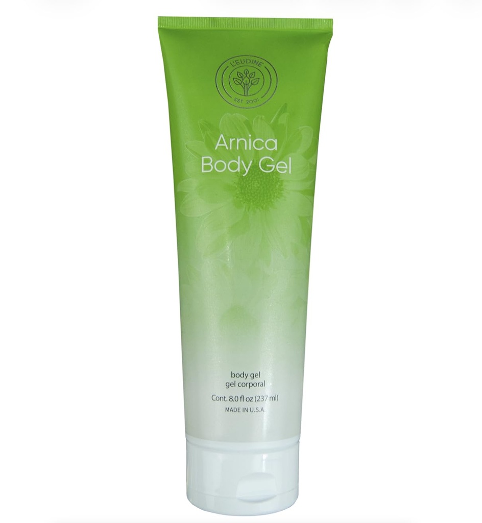 L'EUDINE Arnica Bruise Gel - Arnica Gel Maksimaalne tugevus verevalumid ja turse - Kiire neelav Bruise Cream raviks lihasvalu - Natural Formula, 8 Fl Oz