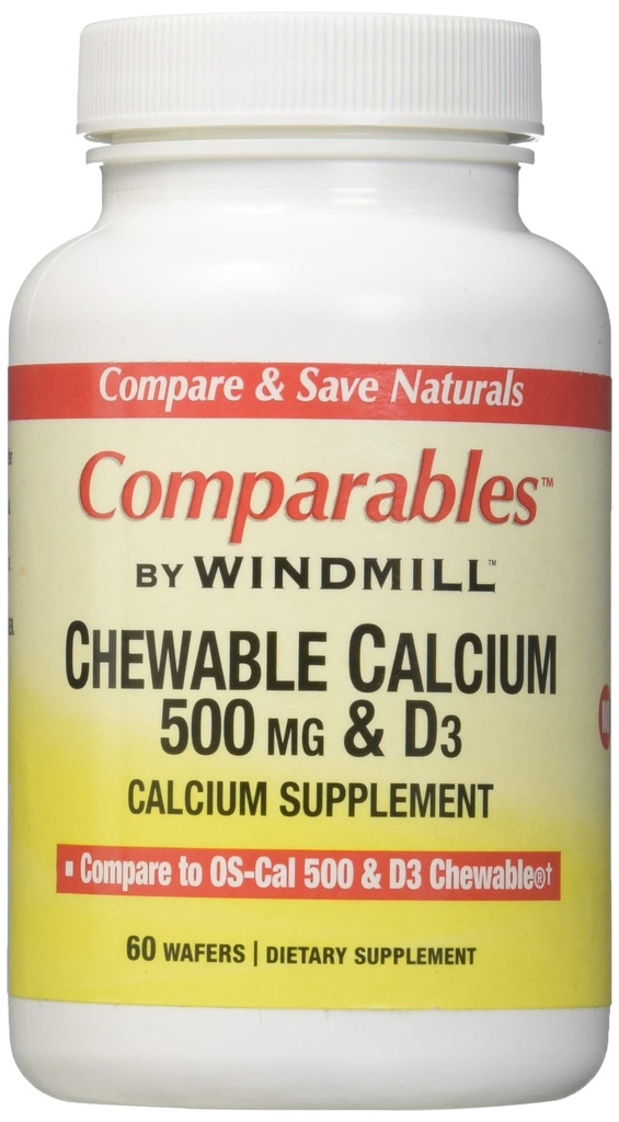Kaltsium 500MG TABS CHEW WMILL suurus: 60