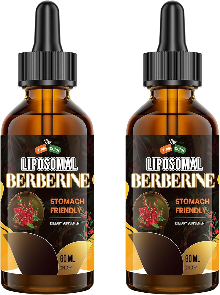 Berberine Supplement koos Ceylon Cinnamon 3000mg - kõrge biosaadavus Liposomal Berberine Vedelad tilgad, Berberine HCL Complex Plus Turmeric Supplements, AMPK Activator, Sobib naistele, Mehed-120ml