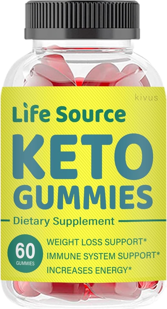 Kivus Life Source Keto Gummies - Eluallikas Keto Gummies (üksik, 60 Gummies)