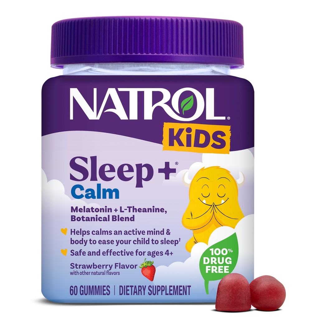 Natrol Kids Sleep+ Rahulikud unekummid lastele