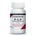 Kirkman – P-5-P (püridoksaal 5-fosfaat, vitamiin B-6 metaboliit) 50 mg – hüpoallergeenne 100 loend