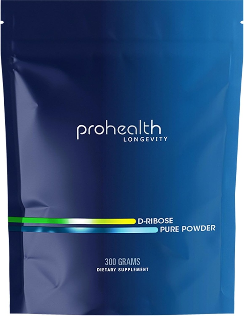 ProHealth D-Riboos (300 Grams) aitab taastada + säilitada energiat | Kiirendab kudede taastumist | Aitab lihaste jäikust | Bioenergia Riboos: kliiniliselt tõestatud, patenteeritud, kvaliteet tagatud