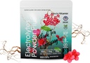 PowderVitamin Electrolytes Powder Plus (50 Servings) Must tee ženšenni elektrolüüt pulber Keto, suhkruvaba, roosa Himaalaja sool, 1000mg kaalium, 120mg Kaltsium, 120mg Magneesium, hüdraatpulber