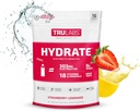 TRULABS Hydrate Strawberry Lemonade, Hüdratsioon Elektrolüüt Pulberjoogi Segu, 16 Sticks. Nullsuhkur, ainult 5 kalorit, 503 mg elektrolüüte.