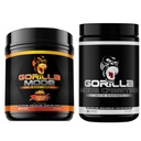 Gorilla Mind Pre Treening (Orange Rush) + Kreatiin (100 Serv) - Põhjalik Stack Parandatud Tugevus, Võimsus Väljund Ja Lihaste Suurus