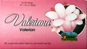 Valeriana Té. 25 Teekotid Valerian Tea. 2-PACK (50 teekotti kokku) (50 Bolsas)