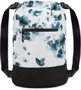 Flex Cinch Drawstring Gym Bag naistele graafilise kujundusega | Vastupidav kerge jõusaali Cinch kotid | Suurepärane jõusaalikott, reisimine ja üleöö | Teal - lilled