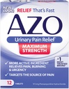 AZO STANDARD MAX STRENGTH 12Tabletid