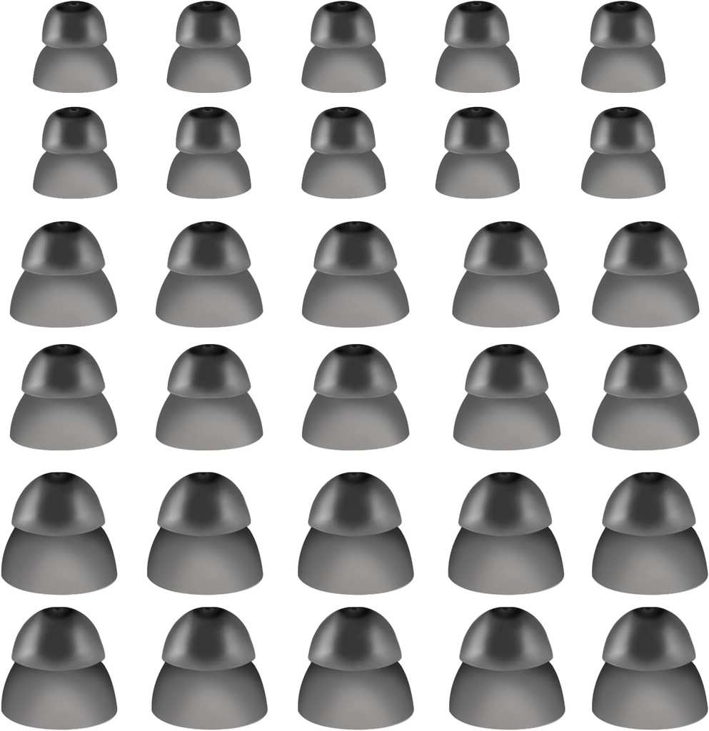 30 Pcs Silikoon Kuulmisabi Domes Kuulmisabi Kõrvakuplid Kuulmisabi Power Domes Kõrva Näpunäited Heli Kindel Fit Stiilis RIC RITE ja Avatud Fit BTE Kuulmisvõimendi (Suur, Keskmine, Väike)