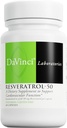DAVINCI Labs Resveratrol-50 - aitab toetada immuunsüsteemi, luu tervist ja südame tervist Resveratrooliga * - Gluteenivaba ja taimetoitlane - 60 kapslit