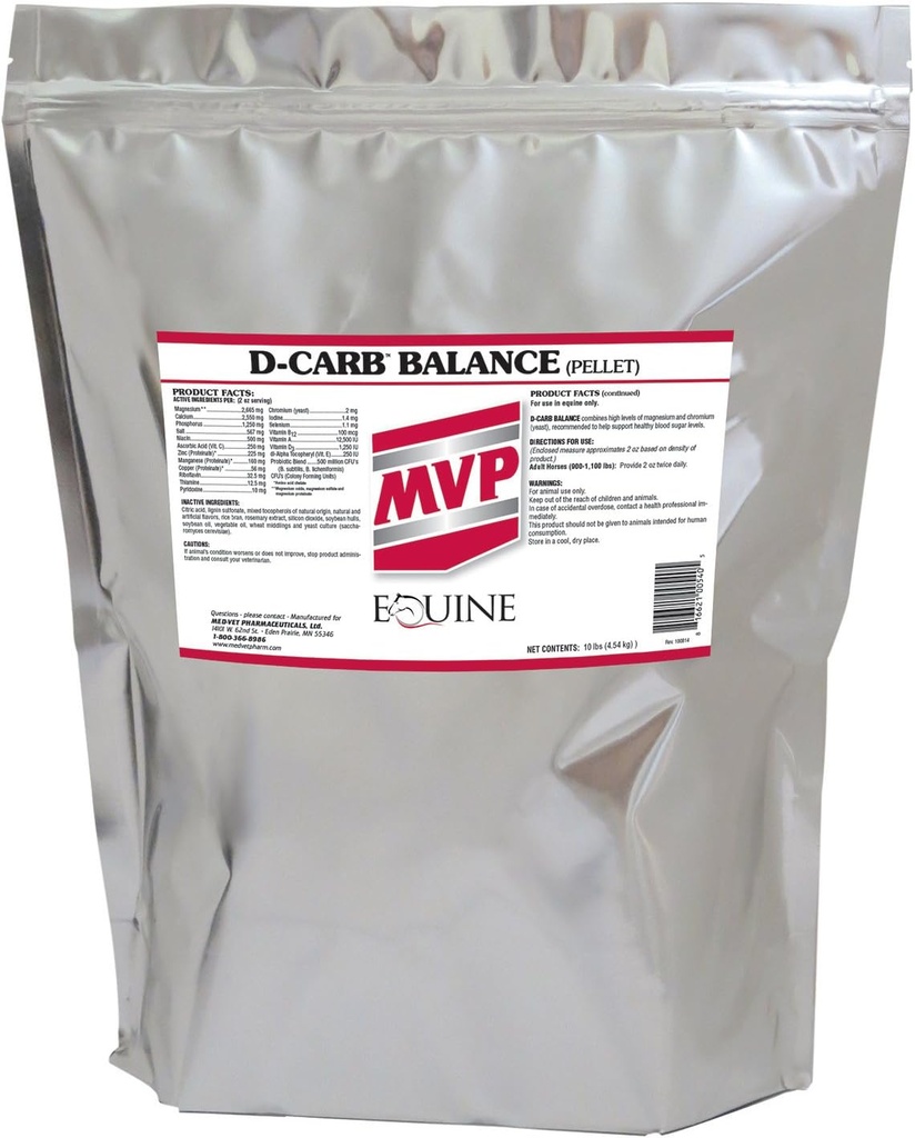 MVP D-Carb Balance (10lb) toetab glükoosi metabolismi + vitamiine ja probiootikume