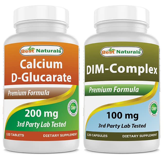 Kaltsium D- glukaraat 200 mg & DIM Supplement 100 mg