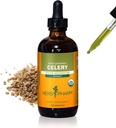 Herb Pharm Sertifitseeritud Orgaaniline Selleri Seemne Vedelik Ekstrakt kuseteede toetamiseks - 4 Ounce