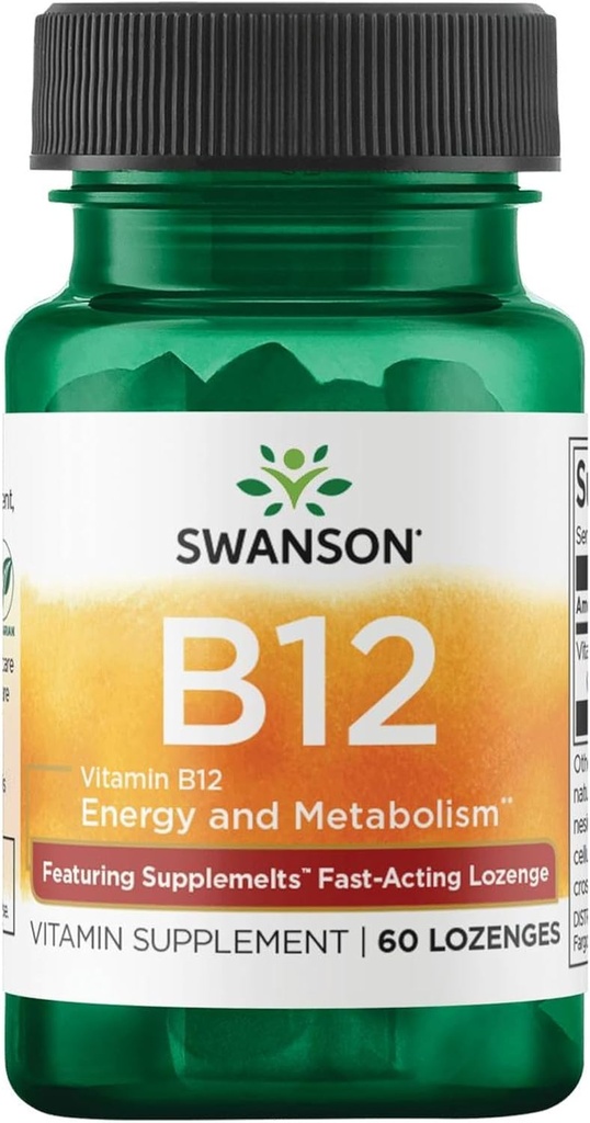Swanson Supplemelts Sublingual Vitamiin B-12 5 Milligrams 60 Tabs