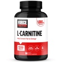 FORCE FACTOR L-karnitiini täiendus, L-karnitiin Tartraat 1000mg kapslid, et muuta rasva energiaks, toetada lihaste taastumist ja suurendada treeningut, Vegan, Non-GMO, 90 tabletti