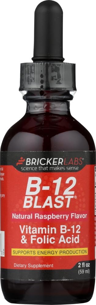 StarSun Depot Bricker Labs B-12 Blast, Vaarika - 2 Oz (pakk 1) Pilt võib erineda
