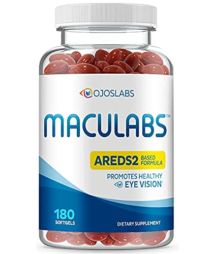 Silma vitamiinid - AREDS 2 põhinev valem - silmavitamiin luteiiniga ja Zeaksantiin makulaarse tervise jaoks - nägemise lisandid täiskasvanutele - 180 Softgels Support & Care silmadele - valmistatud USA-s