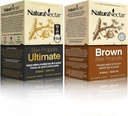 NaturaNectar Natural Bee Propolis Bundle - Bee Propolis Ultimate ja Brown Bee Propolis - Immuunsüsteemi, südame-veresoonkonna ja hingamisteede süsteemide toetuseks - 60 kapslit pudeli kohta