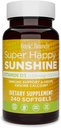 Basic Brands Super Happy Sunshine Vitamin D3 5000IU, 240-count (Pack of 1)