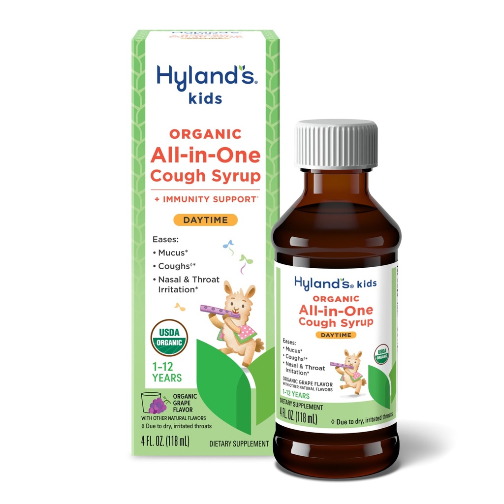 Hyland's Kids Organic All in One Cough Syrup Daytime
