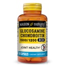 MASON LOODUSLIK Glükoosamiin Kondroitiin 1500/1200 koos C-vitamiiniga, toetab liigeste tervist normaalse paindlikkuse ja liikuvuse *, 60 kapslit