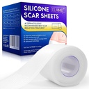 Uued läbipaistvad Silicone Scar Sheets(1.6) x 120"Inch - 3M),Away Scar Tape,Scar Strips, Reusable, Professional Scar Removal Sheets for C-sektsioon, Surgery, Burn, Keloid, Acne et, Scar Patch.