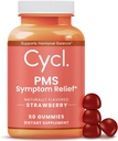 PMS Support Gummies naistele - Chasteberry Supplement hormoonide tasakaalu ja menstruaalkrampide leevendamiseks - 60 Count